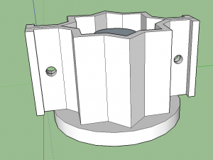 mold fot pot star eight point 3D Принт Модель