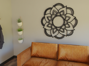 mandala 2 wallart 3D प्रिंट मॉडल