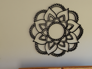 mandala 2 wallart Model Cetak 3D