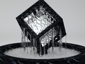 cubic fountain 3D Model