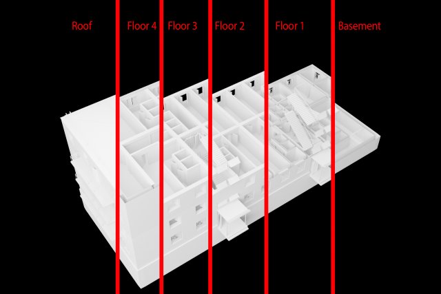 ussr house stalinka 3D Model .c4d .max .obj .3ds .fbx .stl .blend 