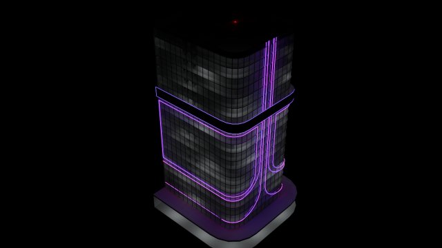 skyscraper 3D Модель .c4d .max .obj .3ds .fbx .stl .blend 