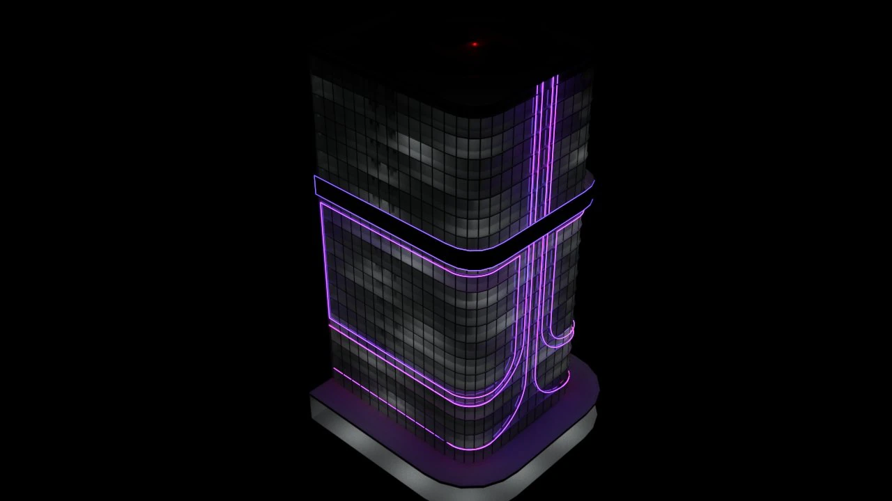 skyscraper 3D Model .c4d .max .obj .3ds .fbx .stl .blend