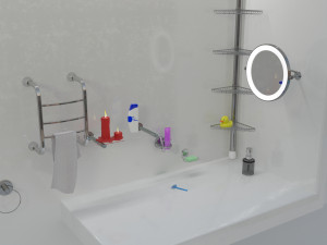 bathroom collection 3D Model