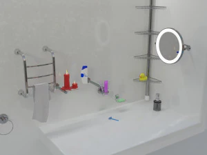 коллекция для ванной комнаты 3D Модель