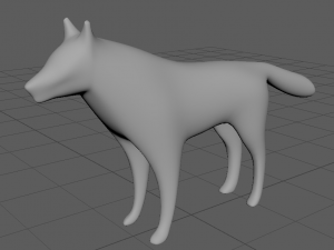 wolf lowpoly 3D Model
