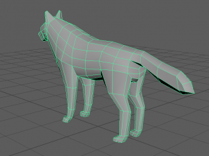 wolf lowpoly 3D Model