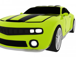 camaro 3D 모델