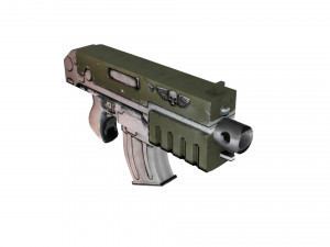bolter wh40k-lowpoly 3D 모델
