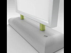 cartelera en la carretera Modelo 3D