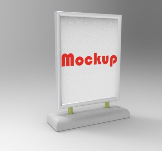 billboard roadside 3D 模型 .c4d .max .obj .3ds .fbx .stl .blend