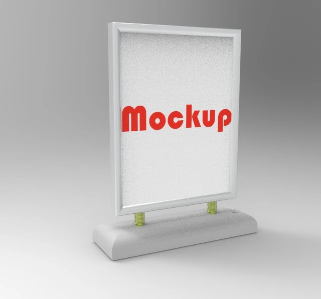 cartelera en la carretera Modelo 3D .c4d .max .obj .3ds .fbx .stl .blend 