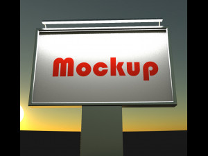 billboard Modèle 3D
