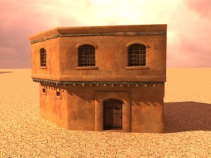 arabian house low-poly model 3D Модель