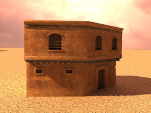 arabian house low-poly model 3D Модель
