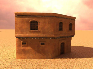 arabian house low-poly model 3D Model