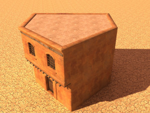 arabian house low-poly model 3D Модель