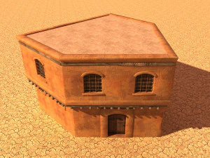 arabian house low-poly model 3D Model