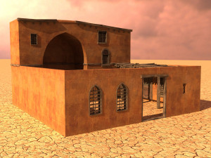 arabian house low-poly model 3D Модель
