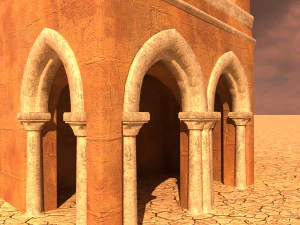 arabian house low-poly model 3D Model