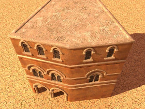 arabian house low-poly model 3D Model