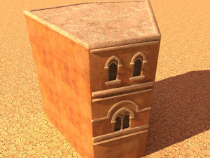 arabian house low-poly model 3D Model