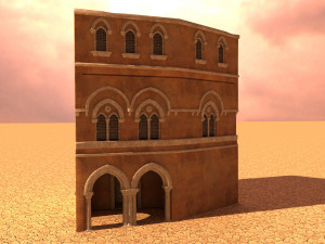 arabian house low-poly model 3D Model