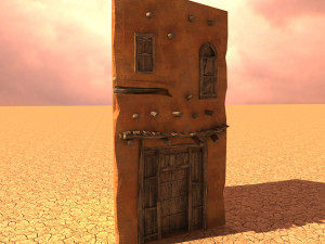 arabian house low-poly model Model 3D