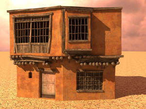 arabian house low-poly model 3D Модель