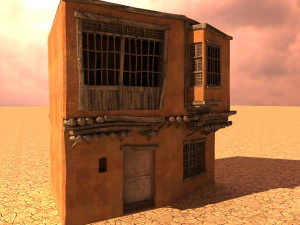 arabian house low-poly model 3D Model