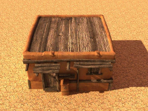 arabian house low-poly model 3D Model