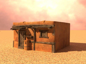 arabian house low-poly model 3D Model