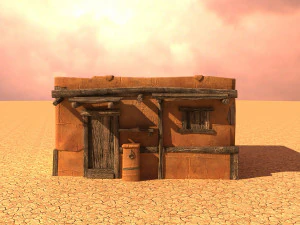 arabian house low-poly model 3D Model