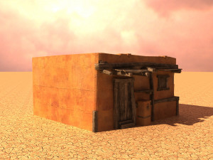 arabian house low-poly model 3D Модель