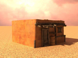 arabian house low-poly model 3D Model