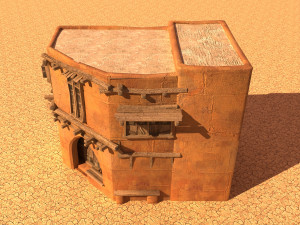 arabian house low-poly model 3D Модель