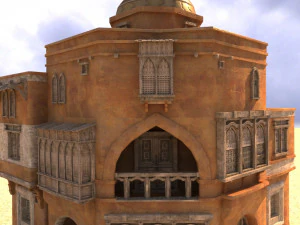 arabian house low-poly model 3D Model