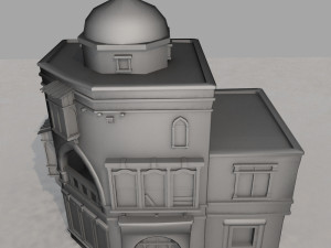 arabian house low-poly model 3D मॉडल