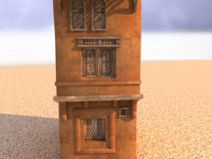 arabian house low-poly model 3D Model