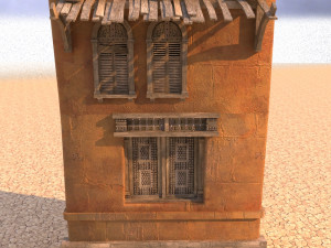 arabian house low-poly model 3D Model