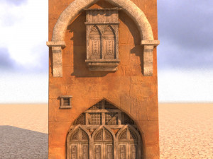 arabian house low-poly model 3D मॉडल