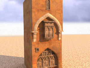 arabian house low-poly model 3D मॉडल