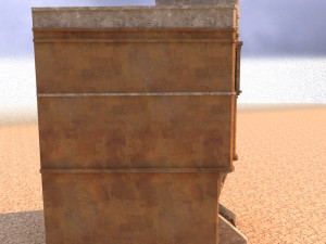 arabian house low-poly model Model 3D