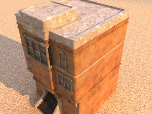 arabian house low-poly model Model 3D