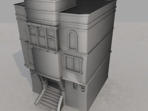 arabian house low-poly model Model 3D