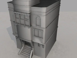 arabian house low-poly model 3D Model