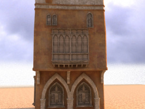 arabian house low-poly model Model 3D