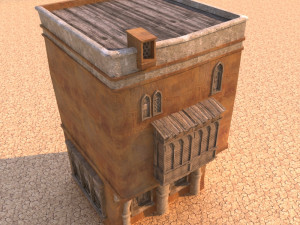 arabian house low-poly model Model 3D