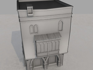 arabian house low-poly model Model 3D