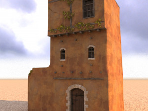 arabian house low-poly model Model 3D
